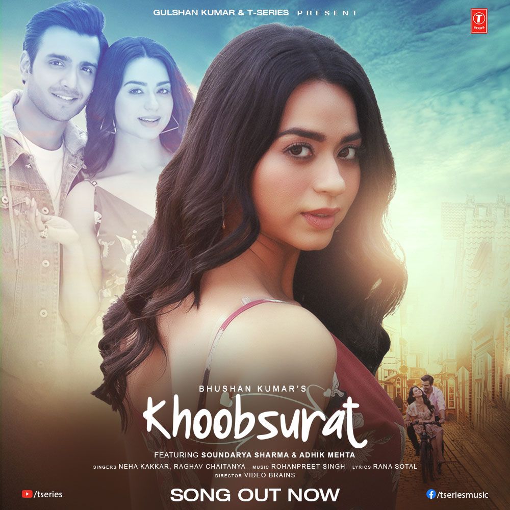 Soundarya Sharma along with Adhik Mehta brings a ‘Khoobsurat’ romantic song in the mesmerizing voice of Neha Kakkar and Raghav Chaitanya
